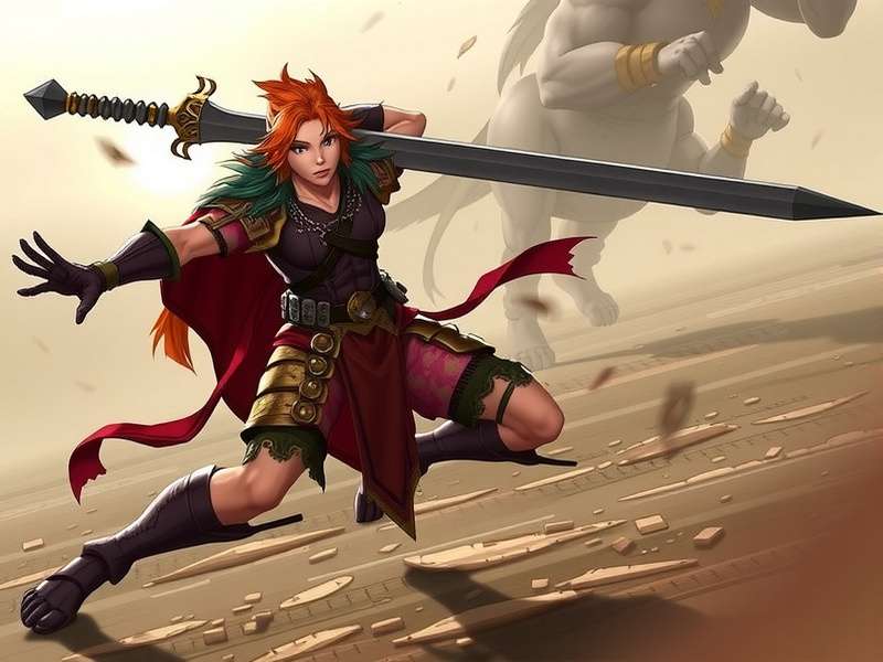 Intense Combat in Ginger Warrior Legendary Ginger Warrior Legendary Combat Scene